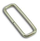 B-LP-01 1500 Silver Metal Rectangular Loop